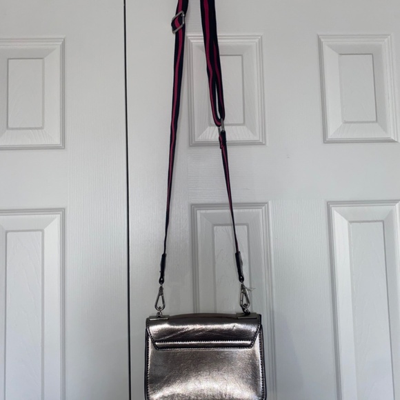 zara silver shoulder strap bag - Picture 5 of 5